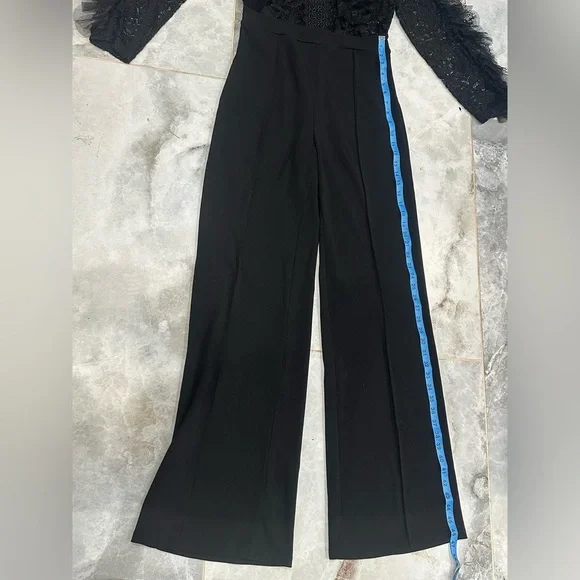 Fashion Nova Black Trousers Jumpsuit - Picture 13 of 16